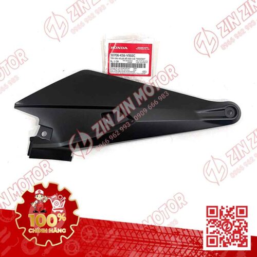 Ốp Hông Sườn, Lườn Giữa Sau Winner X V2 2019+ Trái Đen Nhám NHA76M