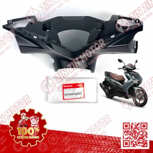 Bợ Cổ Trước, Nắp Trước Tay Lái AB Air Blade 2022+, AirBlade 160, AB 2025 Đen Nhám NHA76M 53205K2ZV00ZC Chính Hãng Honda