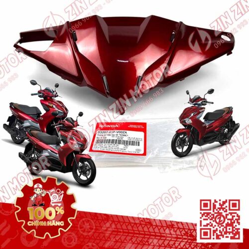 Trang Trí Nắp Tay Lái, Ốp Đầu AB 2020 - 2023+, AirBlade 160, Air Blade 150 , AB 2025 Đỏ R368C 53207K1FV00ZA Chính Hãng Honda