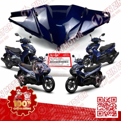 Trang Trí Nắp Tay Lái, Ốp Đầu AB 2020+, AirBlade 150, Air Blade 125, AB 2025 Xanh Đậm PB421M 53207K1FV00ZC Chính Hãng Honda