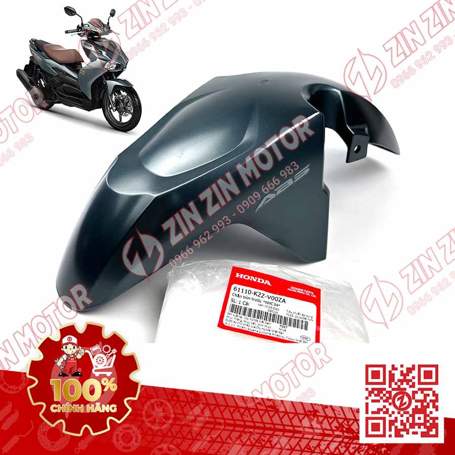 Dè Trước AB Air Blade 2022+, AirBlade 160 Xanh Xám NHC34M 61110K2ZV00ZA Chính Hãng Honda