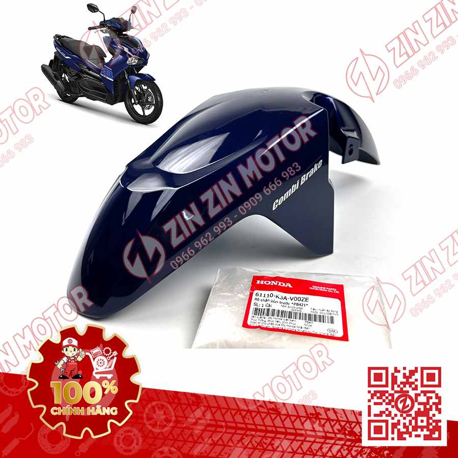 Dè Trước AB Air Blade 2022+, AirBlade 125 Xanh PB421M 61110K3AV00ZE Chính Hãng Honda