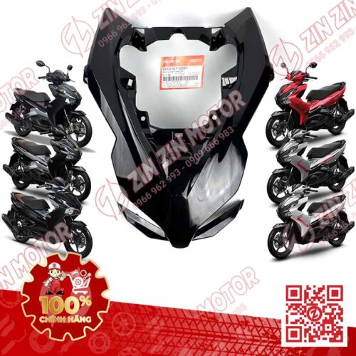 Ốp Đèn Pha, Mặt Nạ Trước Lớn AB 2020 - 2023+, AirBlade 160, Air Blade 150 / 125, AB 2025 Đen Ánh Xanh NHB25M 64302K1FV00ZH Chính Hãng Honda