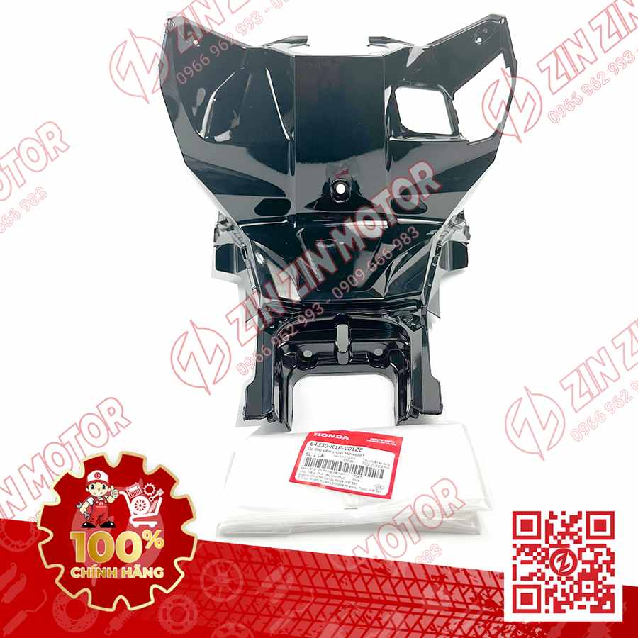 Ốp Ống Yếm Chính, Yếm Ổ Khóa AB Air Blade 2020 +, AirBlade 125 Đen Ngọc Trái NHA69P 64330K1FV00ZE, 64330K1FV01ZE Chính Hãng Honda