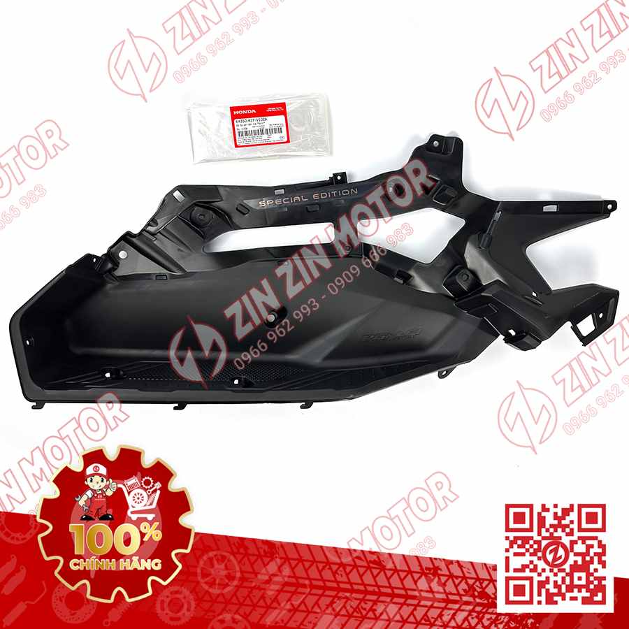 Tấm Bắt Sàn Để Chân Air Blade 125 2020 2021, AB 150 2020 2021 Trái Có Tem Special Edition 64350K1FV10ZA Chính Hãng Honda