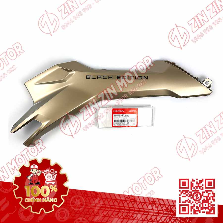 Sườn Sàn Phải Ốp Hông AB 2020 2021, AirBlade 125 Vàng Đồng Y234M 64400K1GV10ZA Chính Hãng Honda