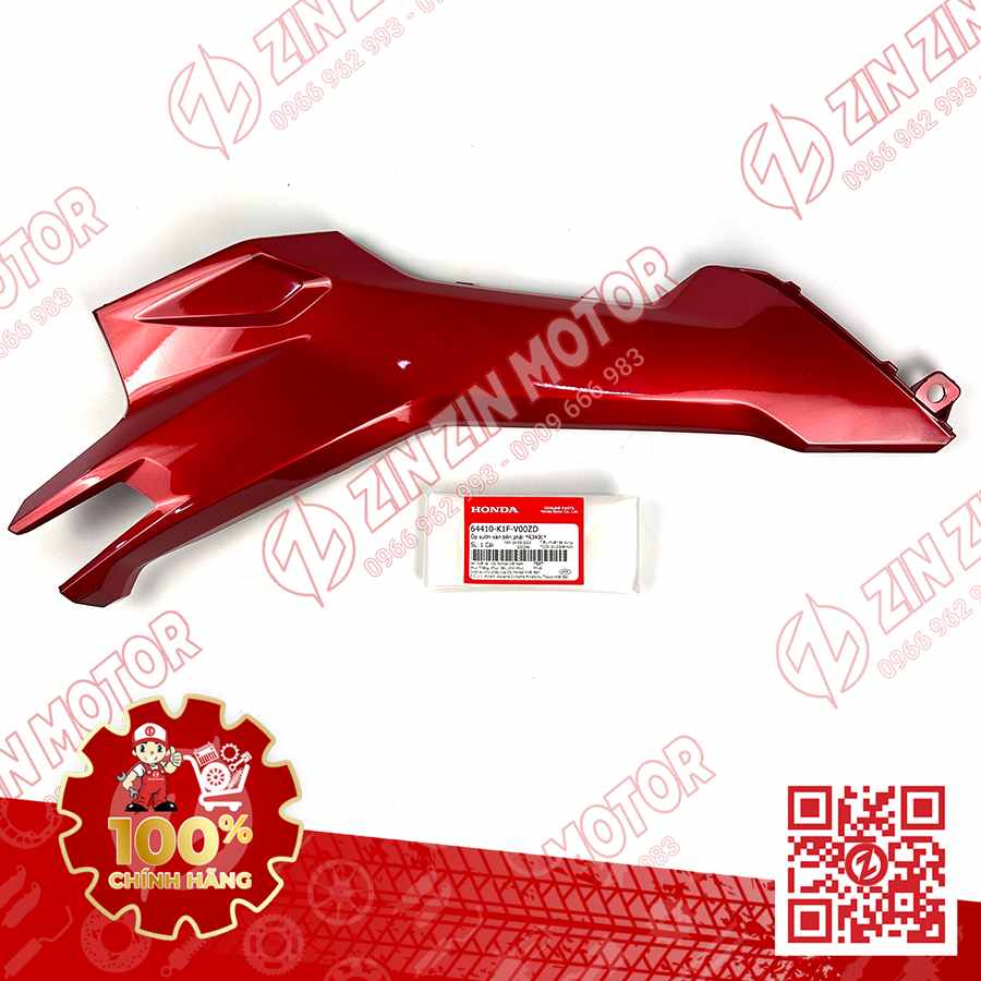 Sườn Sàn Phải Ốp Hông AB 2020 2021, AirBlade 125 Đỏ R340C 64410K1FV00ZD Chính Hãng Honda