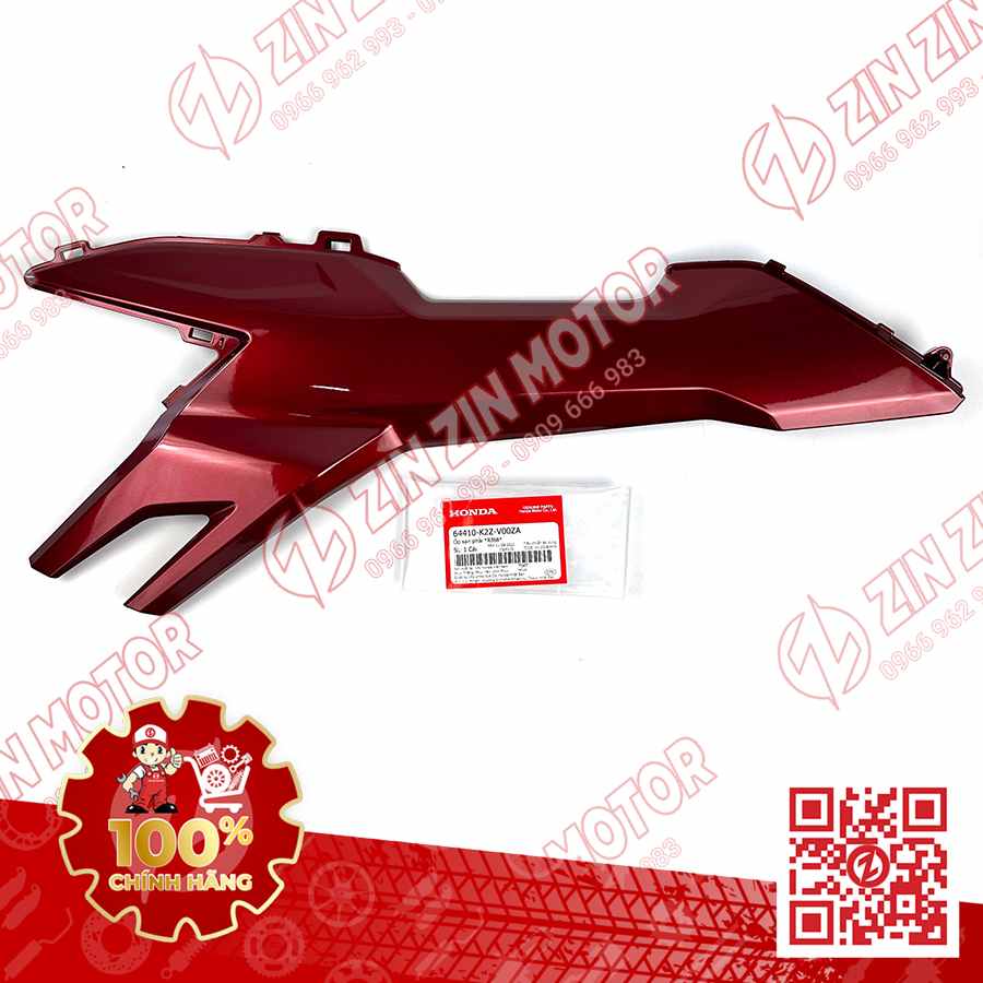 Ốp Hông AB Air Blade 2022+, AirBlade 160, AB 2025 Phải Đỏ R368C 64410K2ZV00ZA Chính Hãng Honda