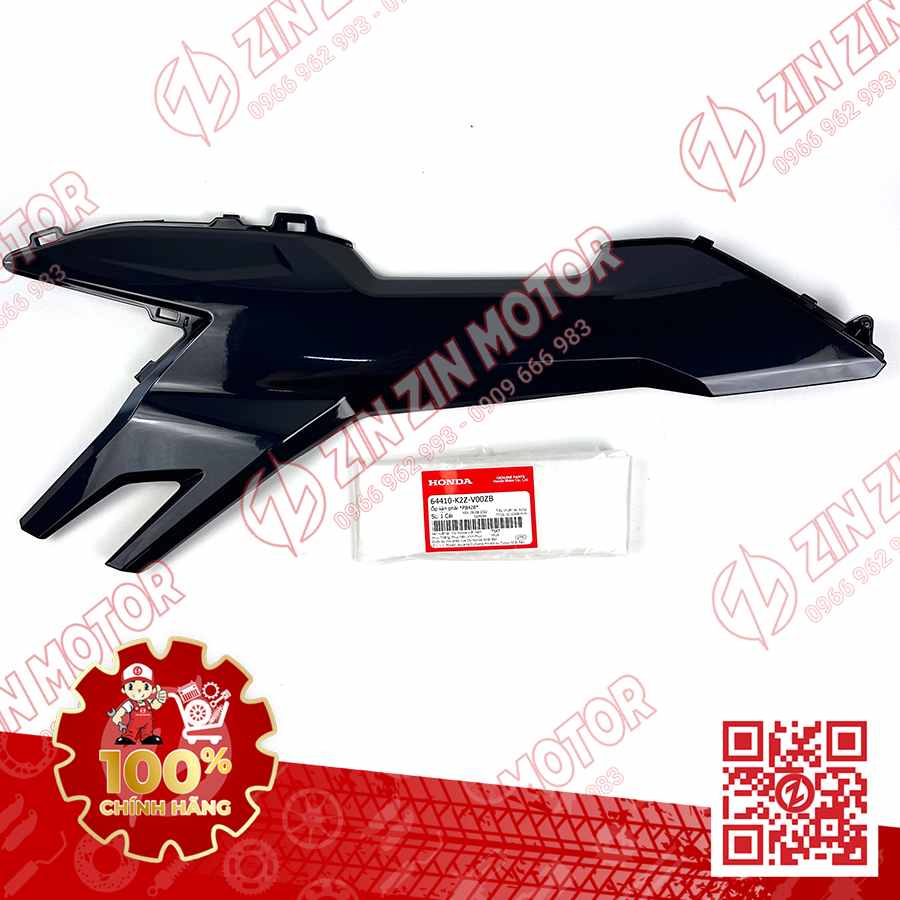 Ốp Hông AB Air Blade 2022+, AirBlade 160 Phải Xanh Đậm PB426P 64410K2ZV00ZB Chính Hãng Honda