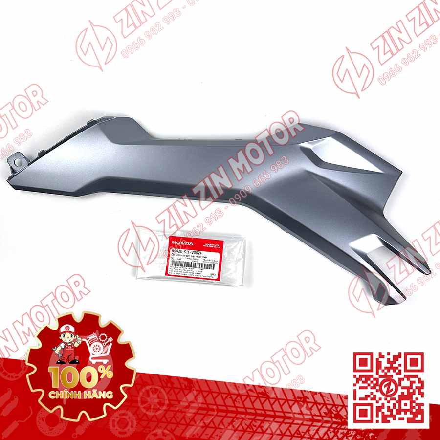 Sườn Sàn Trái Ốp Hông AB 2020 2021, AirBlade 150 Bạc NHC35M 64420K1FV00ZF Chính Hãng Honda