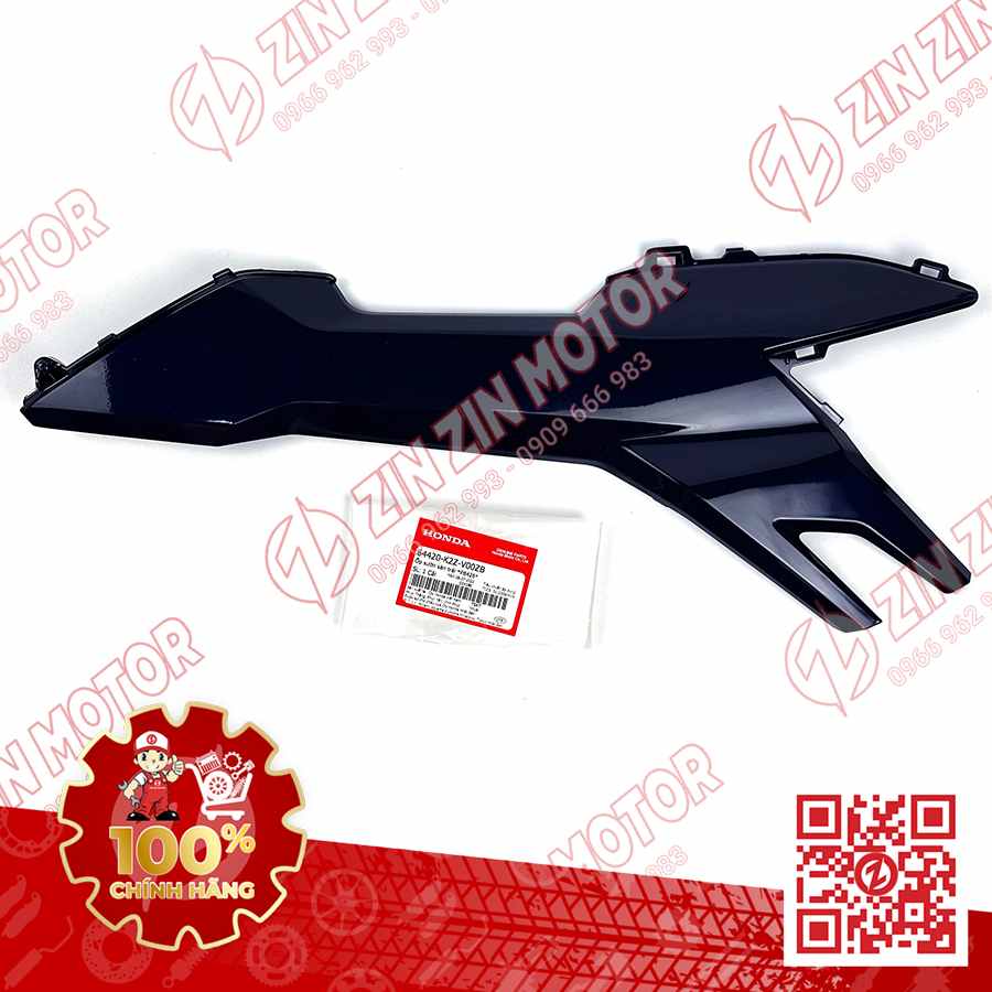 Ốp Hông AB Air Blade 2022+, AirBlade 160 Trái Xanh Đậm PB426P 64420K2ZV00ZB Chính Hãng Honda