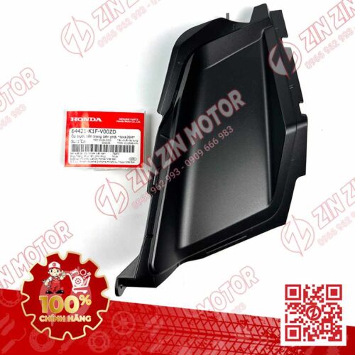 Ốp Gác Chân Trẻ Em AB 2020 - 2023+, AirBlade 160, Air Blade 150, AB 2025 Phải Đen Nhám NHA76M 64421K1FV00ZD Chính Hãng Honda