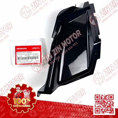 Ốp Gác Chân Trẻ Em AB Air Blade 2020 - 2023+, AirBlade 125, AB 2025 Phải Đen Ánh Xanh NHB25M 64421K1FV00ZH Chính Hãng Honda