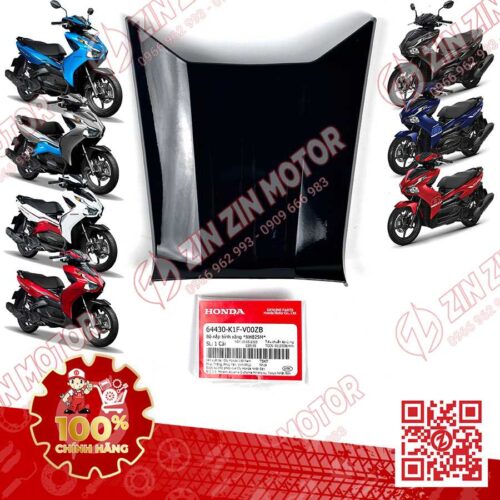 Bộ Ốp Nắp Bình Xăng AB Air Blade 2020 - 2023+, AirBlade 125, AB 2025 Đen Ánh Xanh NHB25M 64430K1FV00ZB Chính Hãng Honda