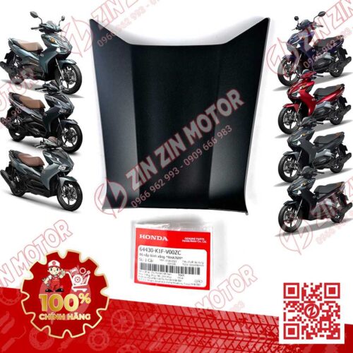 Bộ Ốp Nắp Bình Xăng AB 2020 - 2023+, AirBlade 160, Air Blade 150 , AB 2025 Đen Nhám NHA76M 64430K1FV00ZC Chính Hãng Honda
