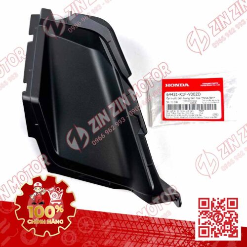 Ốp Gác Chân Trẻ Em AB 2020 - 2023+, AirBlade 160, Air Blade 150, AB 2025 Trái Đen Nhám NHA76M 64431K1FV00ZD Chính Hãng Honda