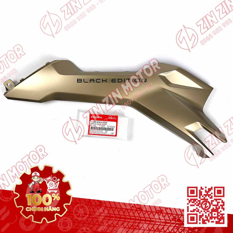 Sườn Sàn Trái Ốp Hông AB 2020 2021, AirBlade 125 Vàng Đồng Y234M 64450K1GV10ZA Chính Hãng Honda