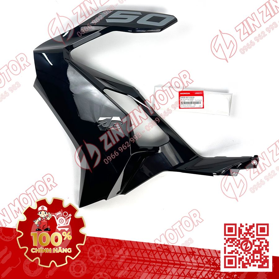 Bộ Ốp Trước Trái, Cánh Yếm AB 2020 2021, Air Blade 150 Đen 2020 64600K1FV00ZA Chính Hãng Honda