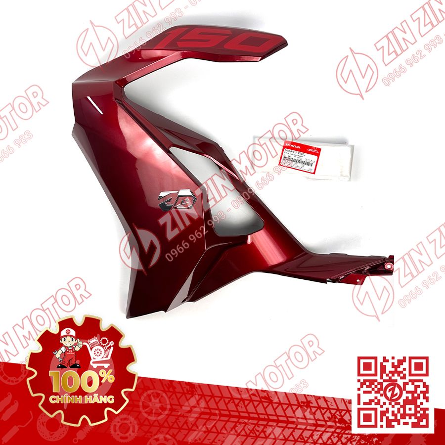 Bộ Ốp Trước Trái, Cánh Yếm AB 2020 2021, Air Blade 150 Đỏ Candy 2020 64600K1FV00ZC Chính Hãng Honda
