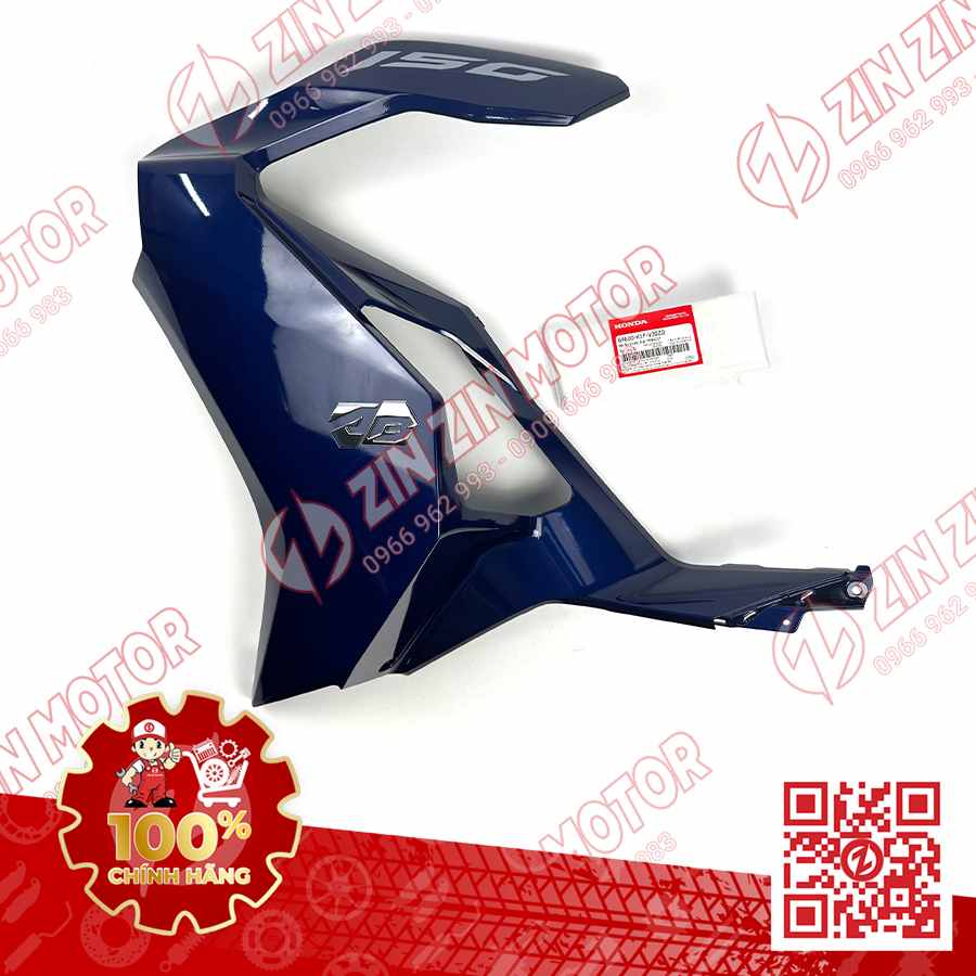 Bộ Ốp Trước Trái, Cánh Yếm AB 2020 2021, Air Blade 150 Xanh Đậm 64600K1FV30ZD Chính Hãng Honda