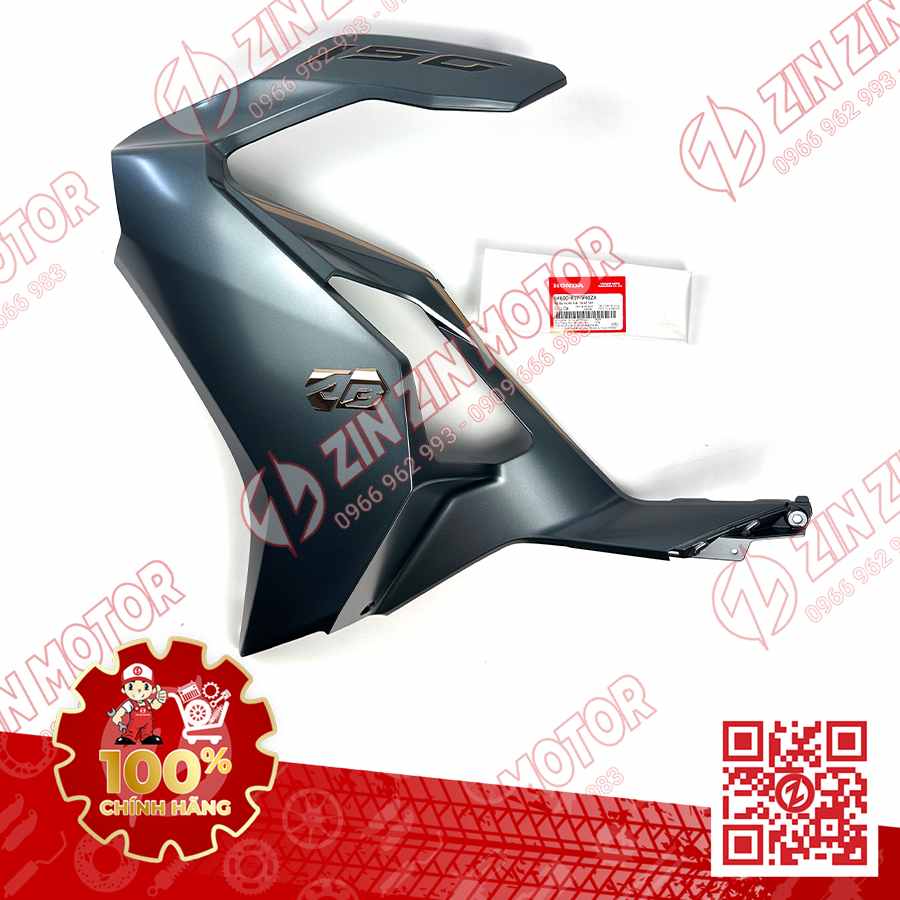 Bộ Ốp Trước Trái, Cánh Yếm AB 2020 2021, Air Blade 150 Xanh Xám 2021 64600K1FV40ZA Chính Hãng Honda