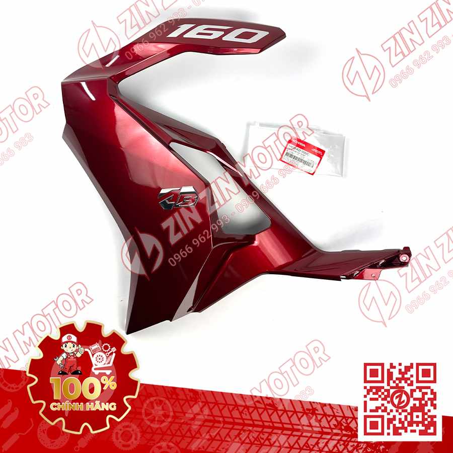 Bộ Ốp Trước Trái, Cánh Yếm AB 2022+, Air Blade 160 2022 Đỏ 64600K2ZV00ZC Chính Hãng Honda
