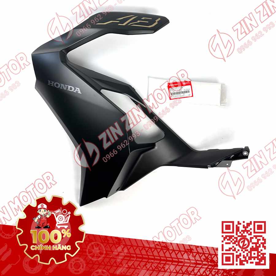 Bộ Ốp Trước Trái, Cánh Yếm AB 2022+, Air Blade 125 2022 Đen Nhám 64600K3AV10ZA Chính Hãng Honda