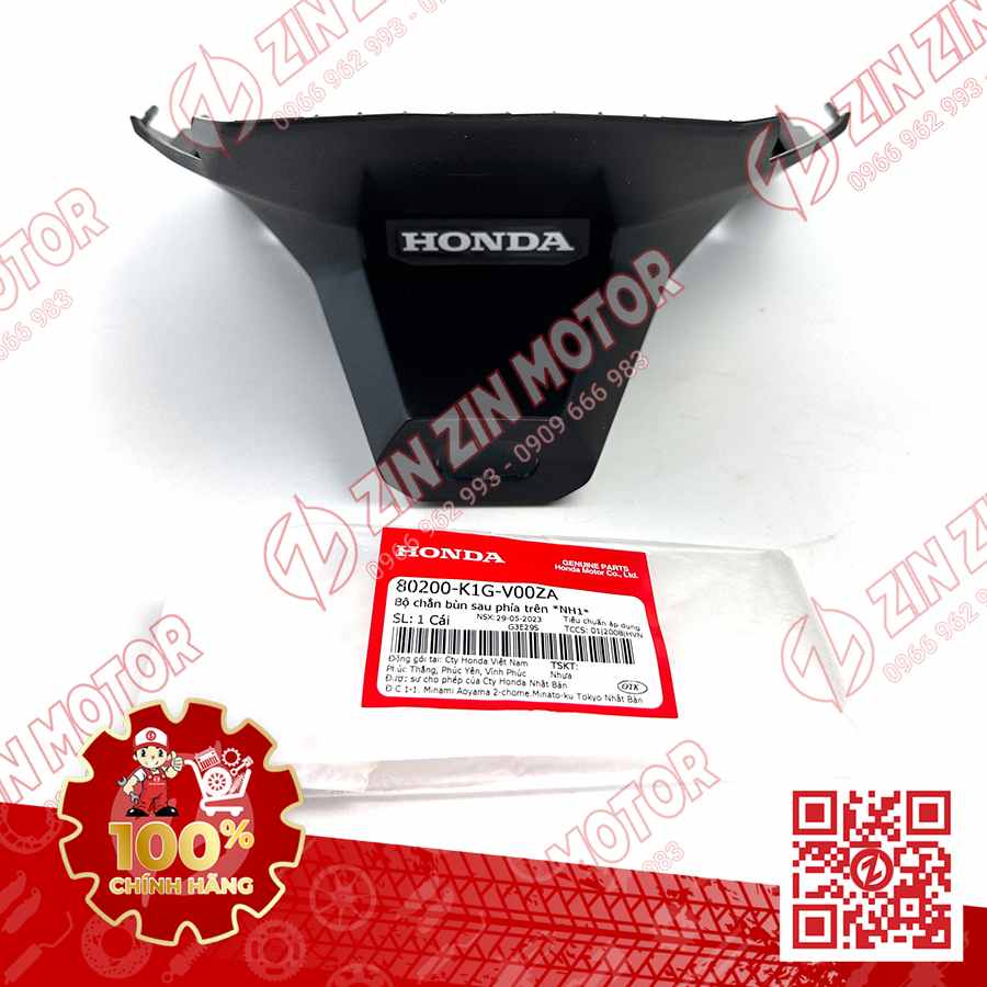 Nắp Chụp Đèn Biển Số, Cóc Đèn AB 2020 2021, Air Blade 125, AirBlde 150 80200K1GV00ZA Chính Hãng Honda