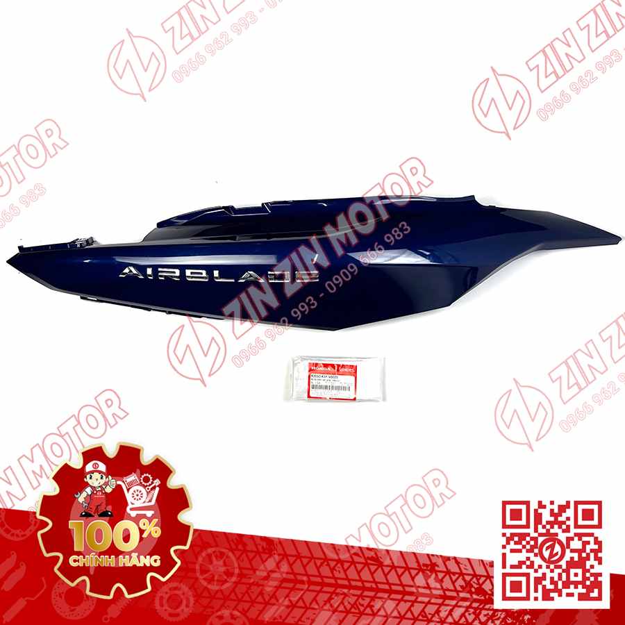 Bụng Sau Phải, Ốp Sườn AB 2020 2021, AirBlade 150 Xanh Đậm 2020 83550K1FV00ZE Chính Hãng Honda