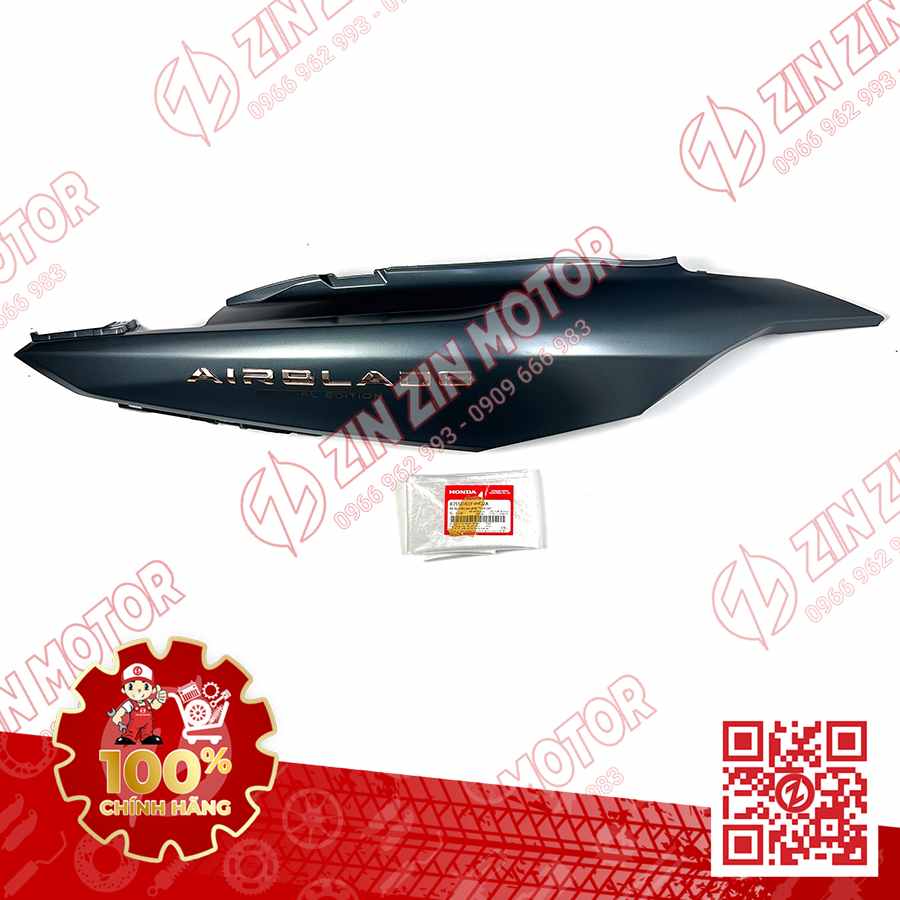 Bụng Sau Phải, Ốp Sườn AB 2020 2021, AirBlade 150 Xanh Xám 2021 83550K1FV40ZA Chính Hãng Honda