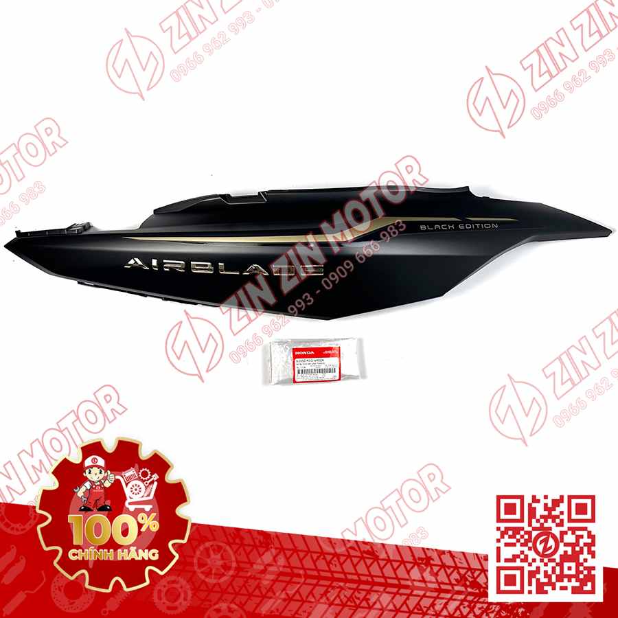 Bụng Sau Phải, Ốp Sườn AB 2020 2021, AirBlade 125 Đen Nhám 2021 83550K1GV40ZA Chính Hãng Honda