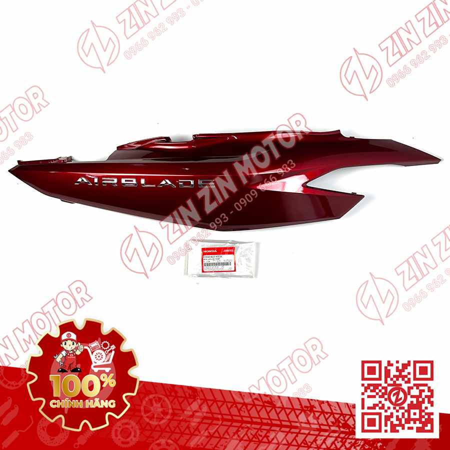 Bụng Sau, Ốp Sườn AB Air Blade 2022+, AirBlade 160 2022 Phải Đỏ 83550K2ZV00ZC Chính Hãng Honda