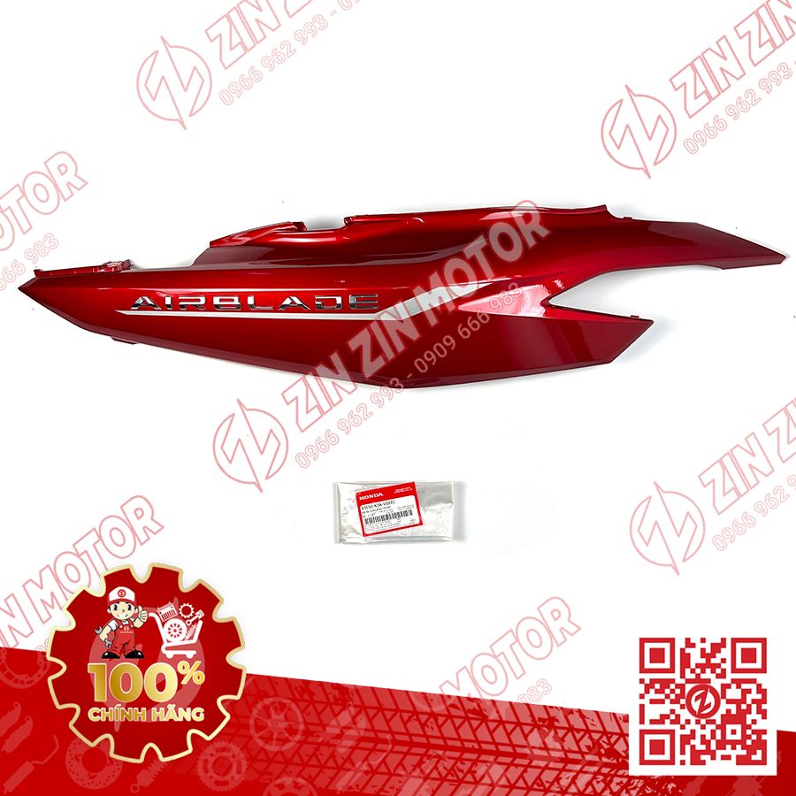 Bụng Sau, Ốp Sườn AB Air Blade 2022+, AirBlade 125 2022 Phải Đỏ 83550K3AV00ZC Chính Hãng Honda