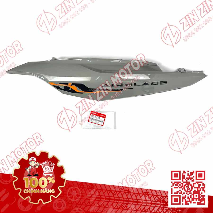 Bụng Sau Trái, Ốp Sườn AB 2020 2021, AirBlade 150 Xám Xi Măng (Xám Chuột) 2022 83650K1FV70ZA Chính Hãng Honda
