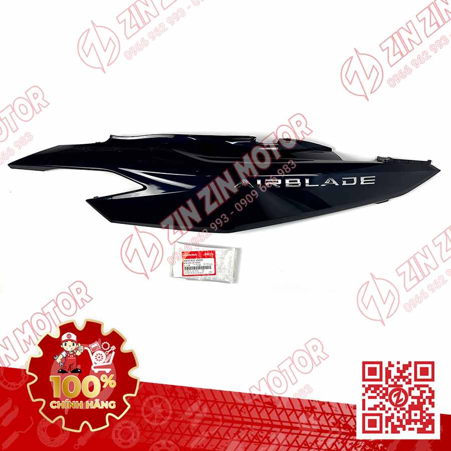 Bụng Sau, Ốp Sườn AB Air Blade 2022+, AirBlade 160 2022 Trái Xanh Đậm 83650K2ZV00ZD Chính Hãng Honda