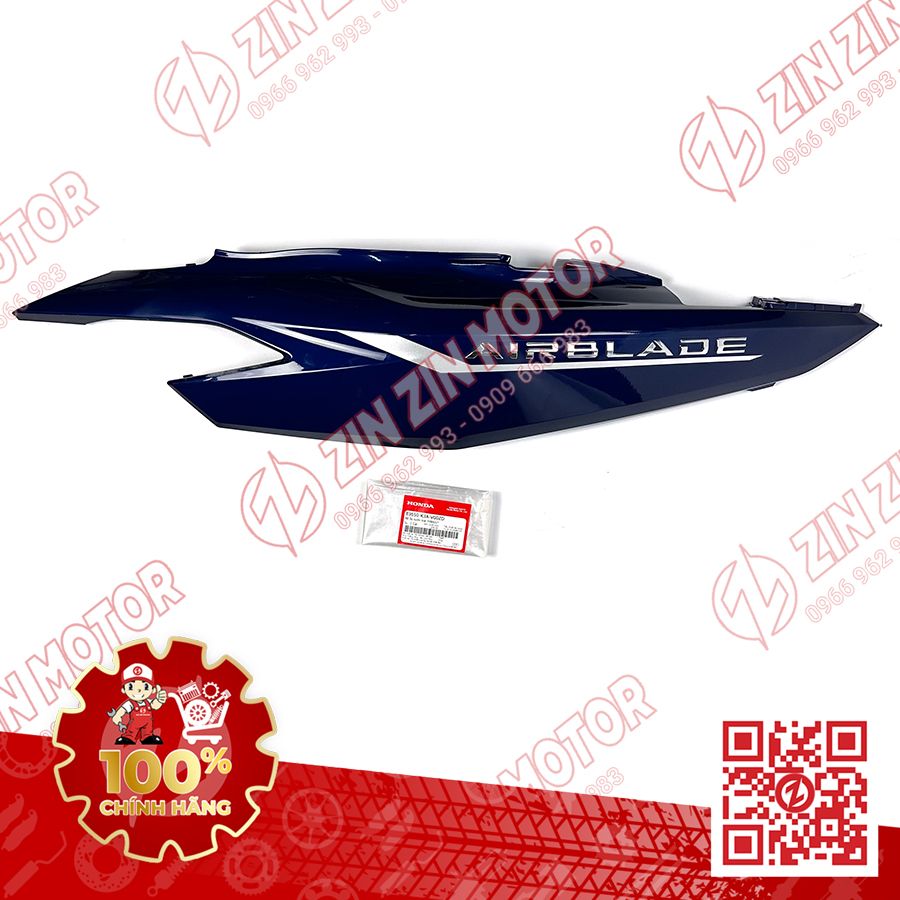 Bụng Sau, Ốp Sườn AB Air Blade 2022+, AirBlade 125 2022 Trái Xanh 83650K3AV00ZD Chính Hãng Honda