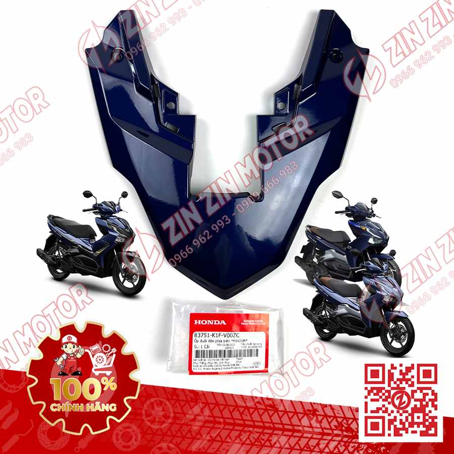 Nắp Ốp Đèn Hậu, Mu Rùa AB 2020 2021, AirBlade 150, Air Blade 125 Xanh Đậm PB421M 83751K1FV00ZC Chính Hãng Honda