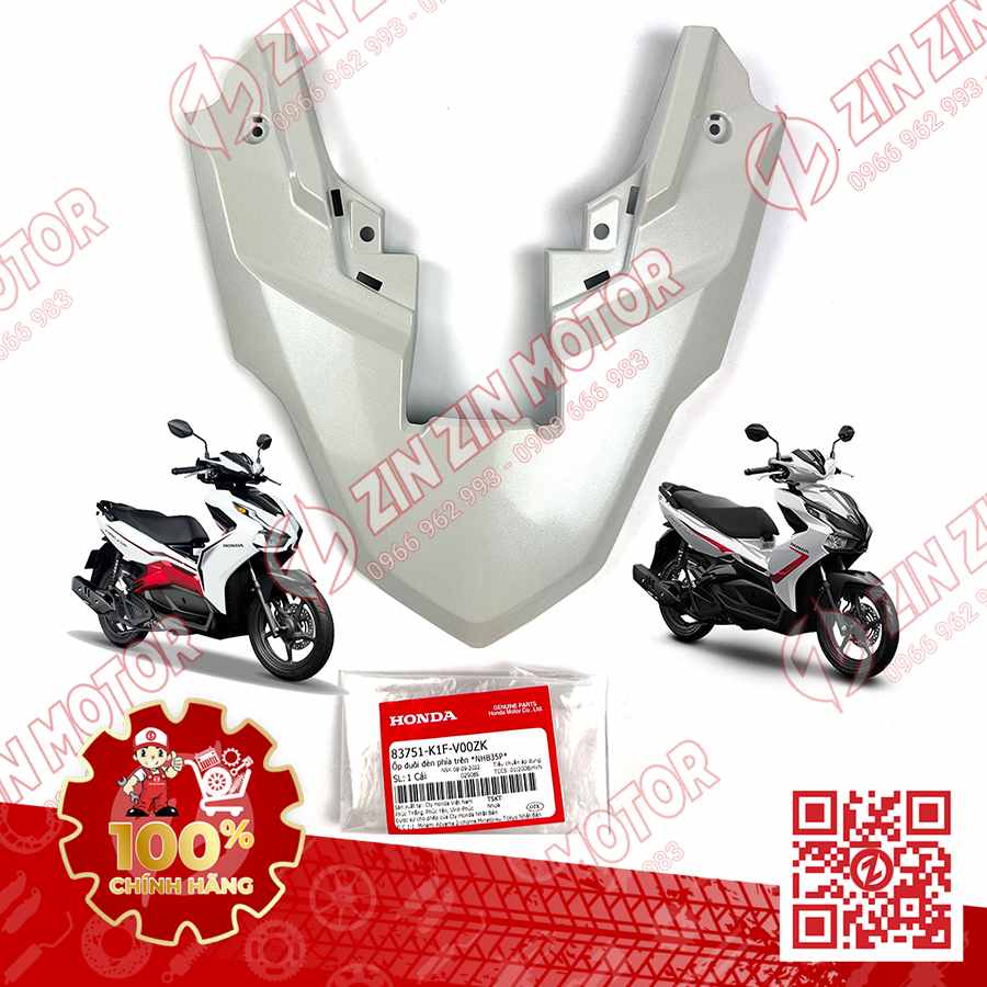 Nắp Ốp Đèn Hậu, Mu Rùa AB 2020 2021, AirBlade 125 Trắng NHB35P 83751K1FV00ZK Chính Hãng Honda