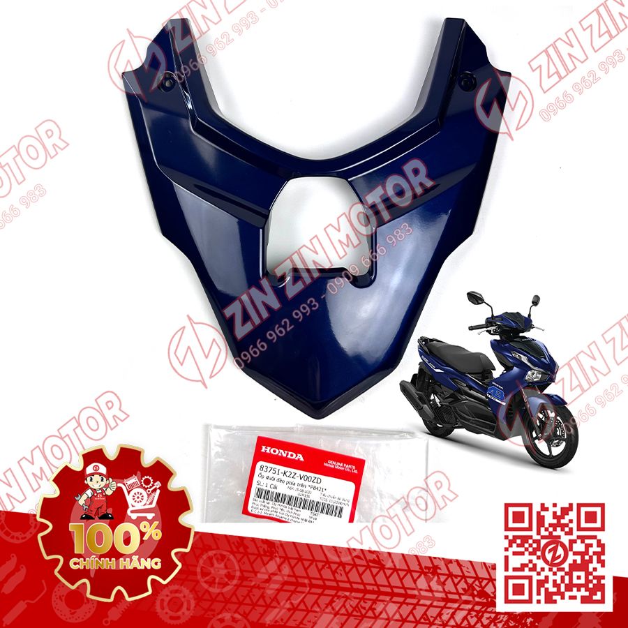 Nắp Ốp Đèn Hậu, Mu Rùa AB Air Blade 2022+, AirBlade 125 2022 Xanh PB421M 83751K2ZV00ZD Chính Hãng Honda