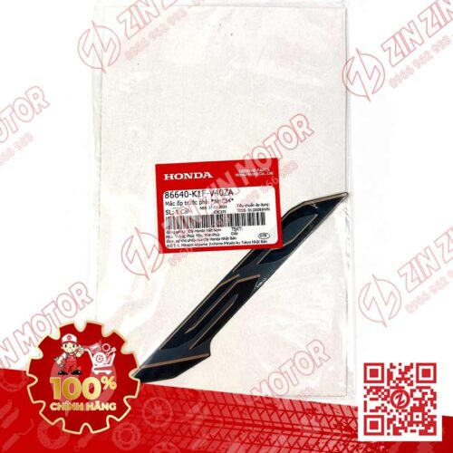 Alternative view of Tem Số 150 Ốp Trước Phải, Tem Cánh Yếm AB 2020 2021, AirBlade 150 Xanh Xám Đen 2021 86640K1FV40ZA Chính Hãng Honda