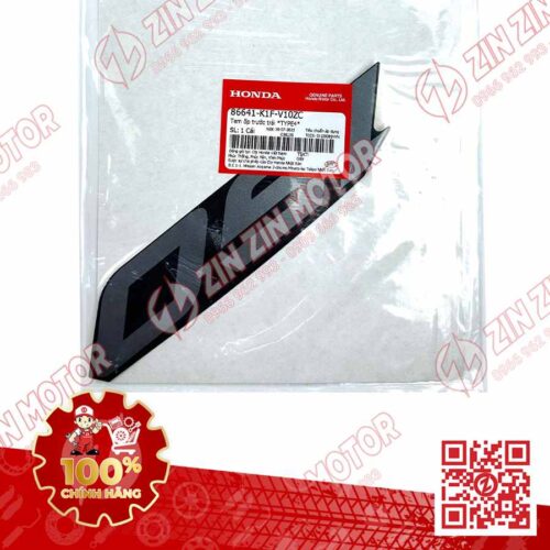 Alternative view of Tem Số 150 Ốp Trước Trái, Tem Cánh Yếm AB 2020 2021, AirBlade 150 Đen Bạc 2020 86641K1FV10ZC Chính Hãng Honda