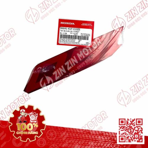 Alternative view of Tem Số 150 Ốp Trước Trái, Tem Cánh Yếm AB 2020 2021, AirBlade 150 Đỏ Bạc 2020 86641K1FV10ZE Chính Hãng Honda