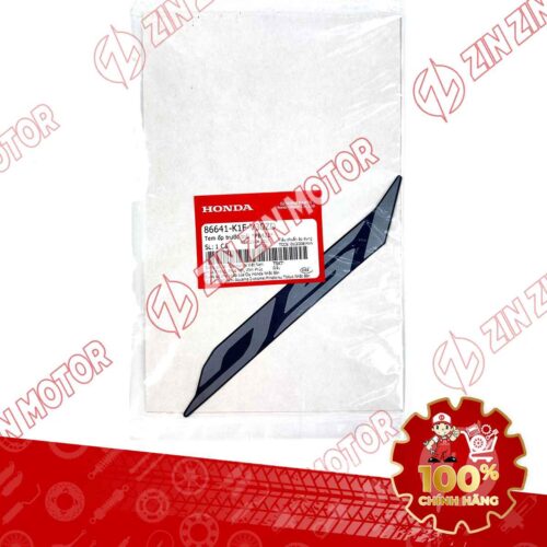 Alternative view of Tem Số 150 Ốp Trước Trái, Tem Cánh Yếm AB 2020 2021, AirBlade 150 Xanh Bạc Đen 2021 86641K1FV30ZD Chính Hãng Honda