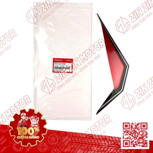 Alternative view of Tem Ốp Trước Trái, Tem Cánh Yếm AB 2020 2021, AirBlade 125 Đỏ Đen Xám 2020 86642K1GV00ZC Chính Hãng Honda