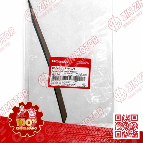 Alternative view of Tem Ốp Trước Trái B, Tem Cánh Yếm AB 2020 2021, AirBlade 150 Xanh Xám Đen 2021 86645K1FV40ZA Chính Hãng Honda
