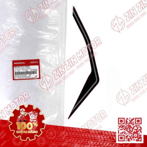 Alternative view of Tem Ốp Trước Phải B, Tem Cánh Yếm AB 2020 2021, AirBlade 125 Đỏ Đen Xám 2020 86648K1GV00ZC Chính Hãng Honda
