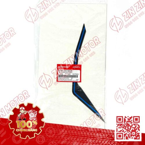 Alternative view of Tem Ốp Trước Trái B, Tem Cánh Yếm AB 2020 2021, AirBlade 125 Bạc Xanh Đen 2020 86649K1GV00ZB Chính Hãng Honda