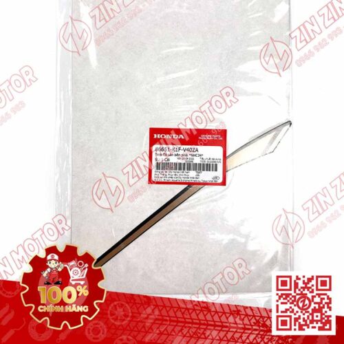 Alternative view of Tem Sườn Sàn Ốp Hông AB 2020 2021, AirBlade 150 Xanh Xám Đen 2021 Phải 86651K1FV40ZA Chính Hãng Honda