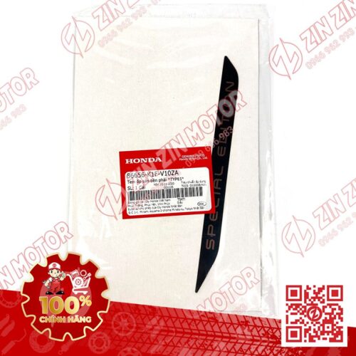 Alternative view of Tem Chữ Special Edition, Tem Sàn Để Chân Phải AB 2020 2021, Air Blade 150 Xanh Xám Đen 2020 86656K1FV10ZA Chính Hãng Honda