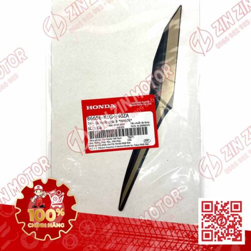 Alternative view of Tem Ốp Trước Phải B, Tem Cánh Yếm AB 2020 2021, AirBlade 125 Đen Nhám 2021 86656K1GV40ZA Chính Hãng Honda